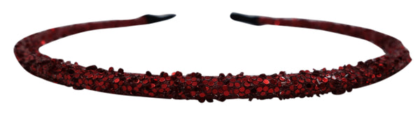 "Red" Glitter Headband - CraftyTrain.com