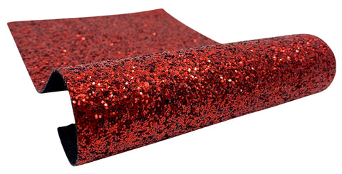 "Deep Red" Premium Glitter Sheet