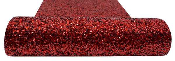 "Deep Red" Premium Glitter Sheet