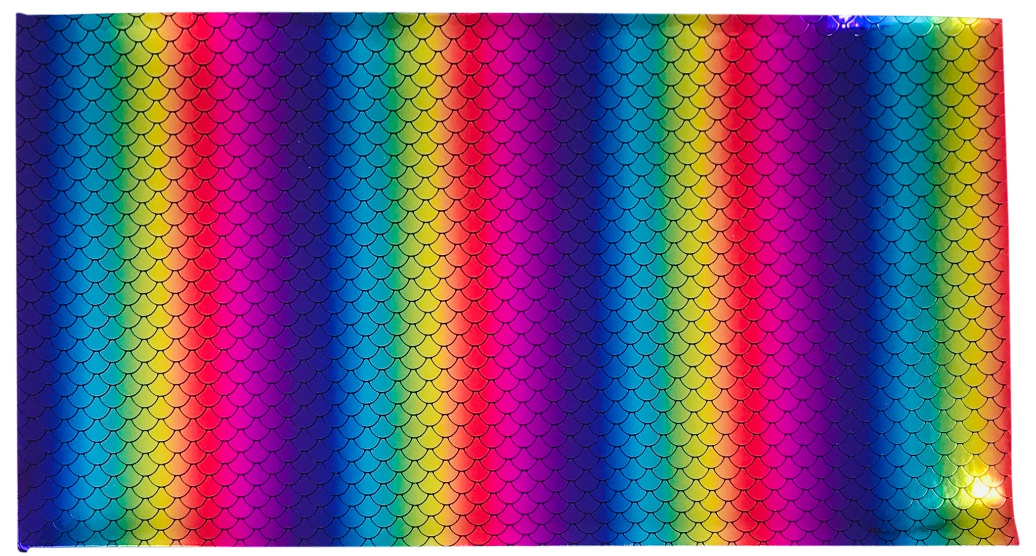 "Rainbow Scales 3.0" Vinyl Faux Leather Sheet