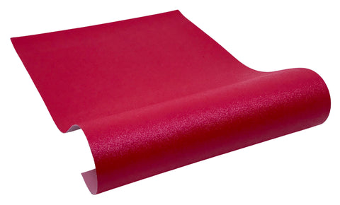"Red" Shimmer Top Faux Leather Sheet
