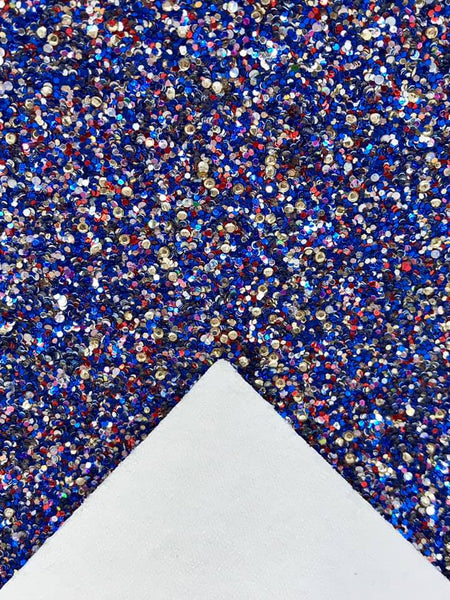 "Red, White & Blue Sparkler" Premium Glitter Sheet