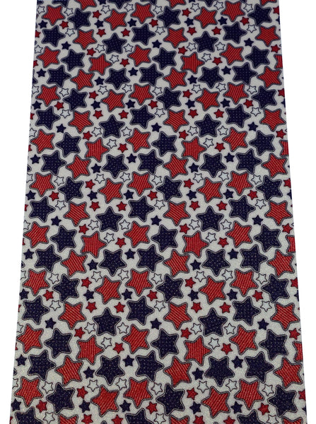 "Red, White & Blue Stars" Fine Glitter sheet