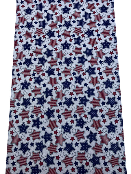 "Red, White & Blue Stars 2.0" Fine Glitter Sheet