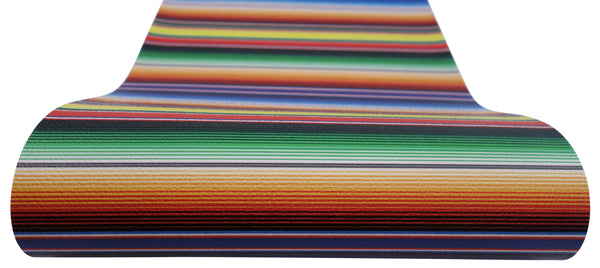 "Vivid Serape" Textured Faux Leather sheet