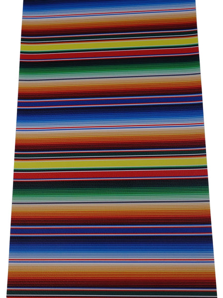 "Vivid Serape" Textured Faux Leather sheet