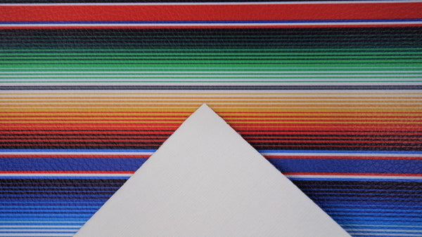 "Vivid Serape" Textured Faux Leather sheet