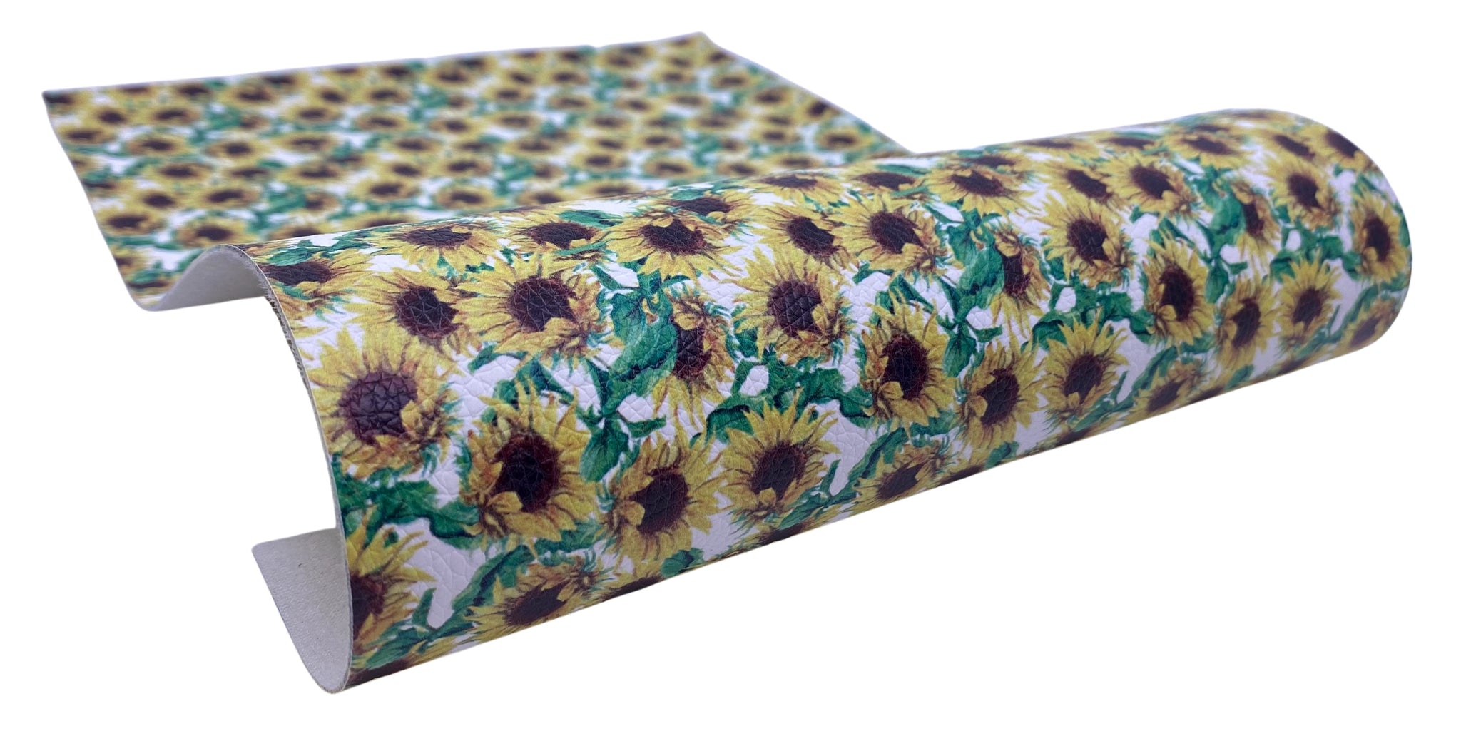 "Sunflower Garden 2.0" Textured Faux Leather Sheet