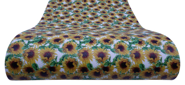 "Sunflower Garden" Textured Faux Leather Sheet