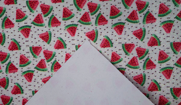 "Sliced Watermelon" Fine Glitter sheet