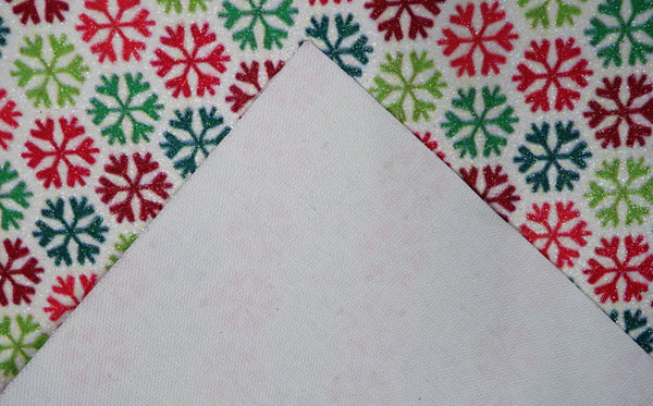 "Snowflake Flurry" Fine Glitter sheet - CraftyTrain.com