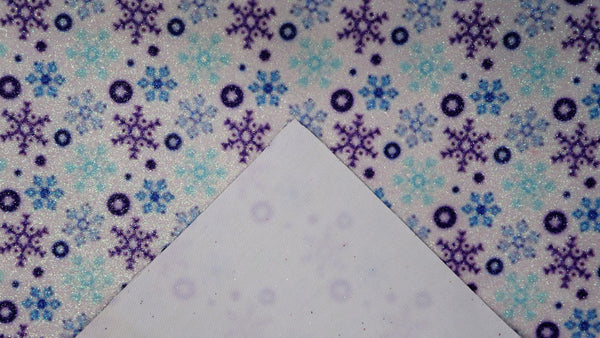 "Snowflake Wonderland" Fine Glitter sheet