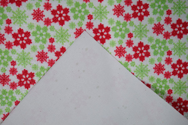 "Snowflakes" Fine Glitter sheet - CraftyTrain.com