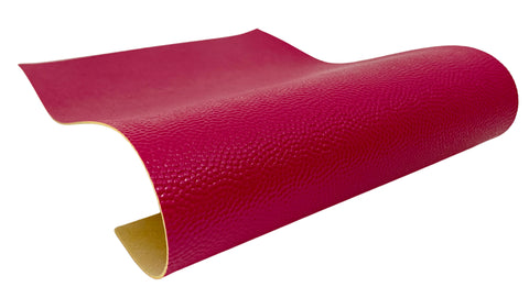 "Starfire Pink" Cobblestone Textured Faux Leather Sheet