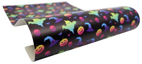 "Spooky Halloween" Ultra Smooth Faux Leather sheet