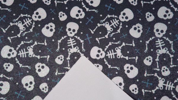 "Sparkling Skeletons" Fine Glitter sheet