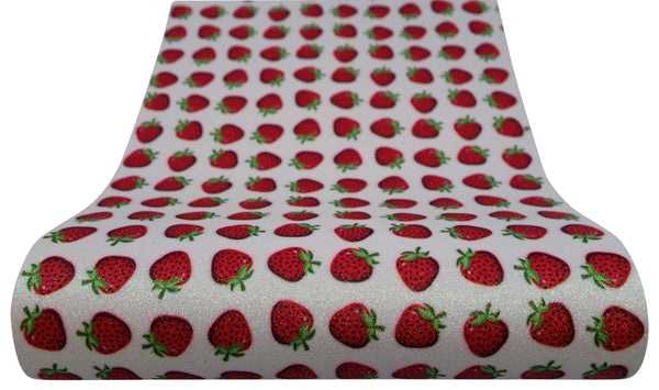 "Fresh Picked Strawberries" Fine Glitter sheet