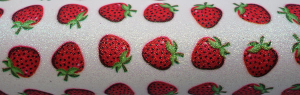 "Fresh Picked Strawberries" Fine Glitter sheet