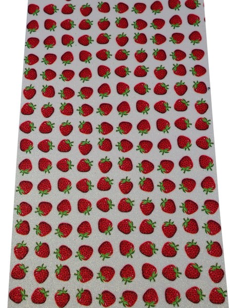 "Fresh Picked Strawberries" Fine Glitter sheet