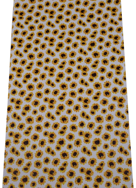 "Sunflower Heads" Textured Faux Leather sheet