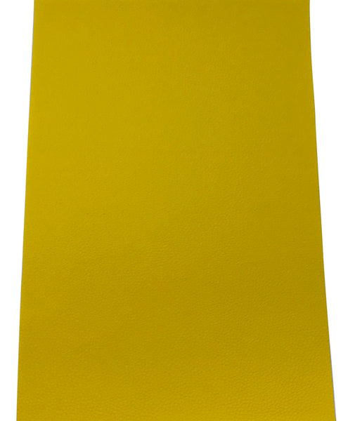 "Sunshine Yellow" Textured Faux Leather Sheet