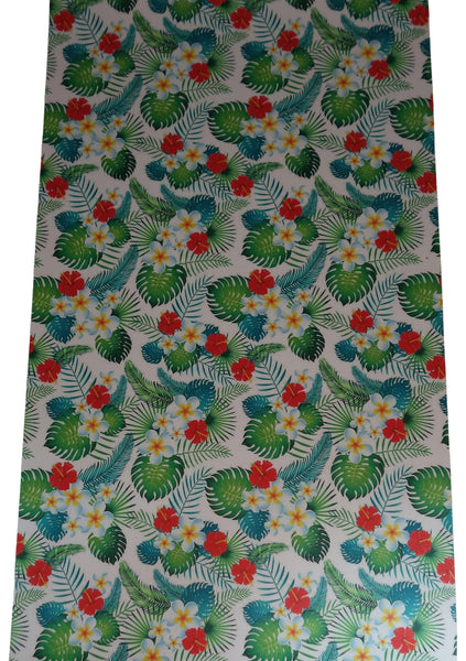 "Tropical Garden" Classic Faux Leather Sheet