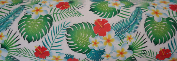 "Tropical Garden" Classic Faux Leather Sheet