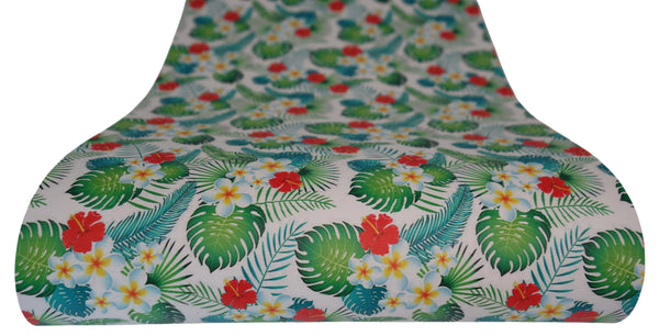 "Tropical Garden" Classic Faux Leather Sheet