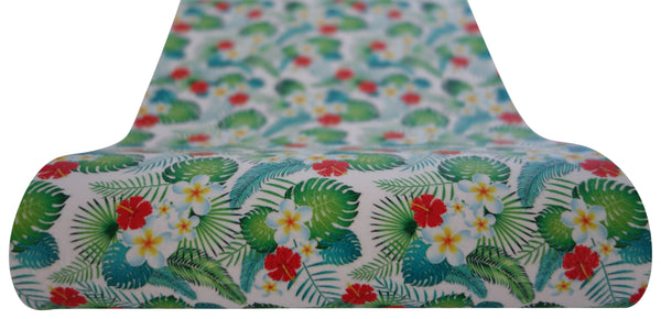 "Tropical Garden" Textured Faux Leather sheet