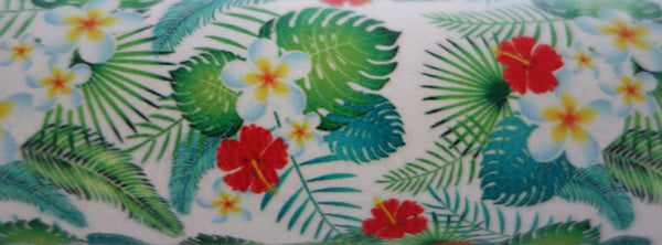 "Tropical Garden" Textured Faux Leather sheet