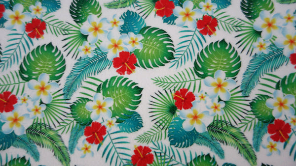 "Tropical Garden" Textured Faux Leather sheet