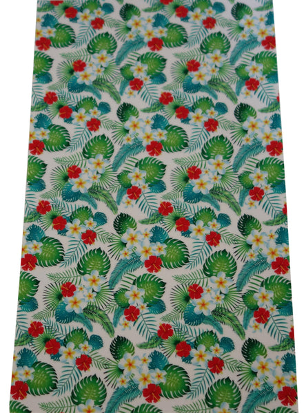 "Tropical Garden" Textured Faux Leather sheet