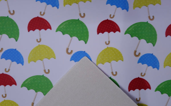 "Umbrellas" Ultra Smooth Faux Leather Sheet