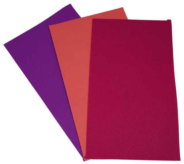 Valentine's Day Bundle #2 - Color Coordinated Faux Leather & Glitter Sheets