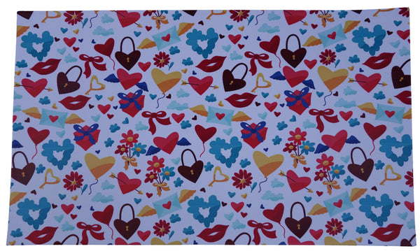 "For My Valentine" Ultra Smooth Faux Leather Sheet