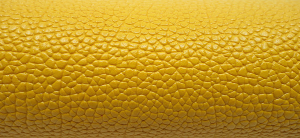 "Yellow" Pebble Textured Faux Leather sheet - CraftyTrain.com