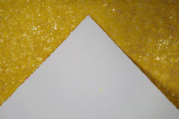 "Yellow" Premium Glitter sheet - *IMPERFECT* - CraftyTrain.com