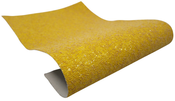 "Yellow" Premium Glitter sheet - *IMPERFECT* - CraftyTrain.com