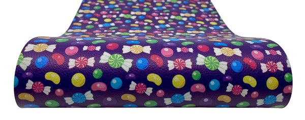 "Sugar Rush" Textured Faux Leather Sheet