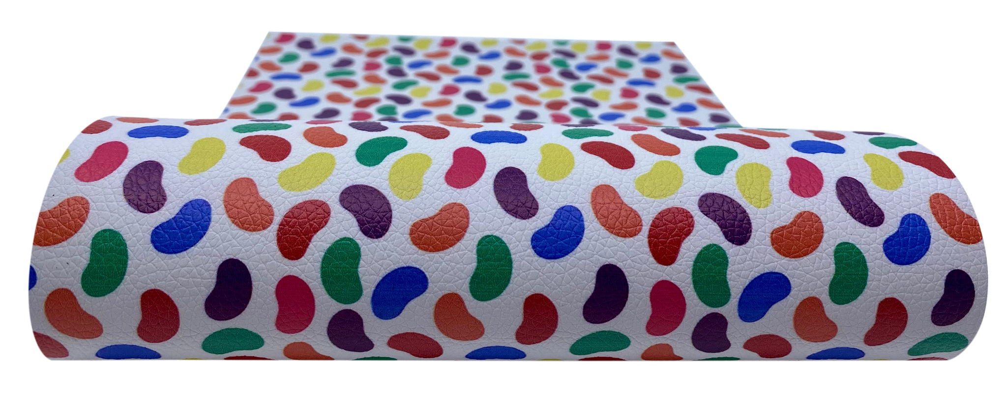 "Jelly Beans" Textured Faux Leather Sheet - *IMPERFECT*