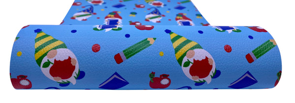 "Gnome Teacher" Textured Faux Leather Sheet - *IMPERFECT*